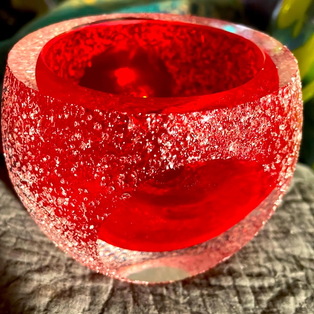 VTG Murano candle/votive holder